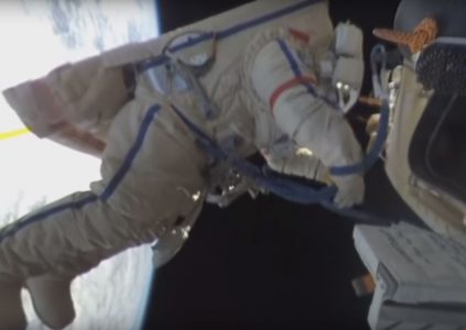 Опубликовано первое в мире видео из открытого космоса поблизости МКС с охватом 360 градусов