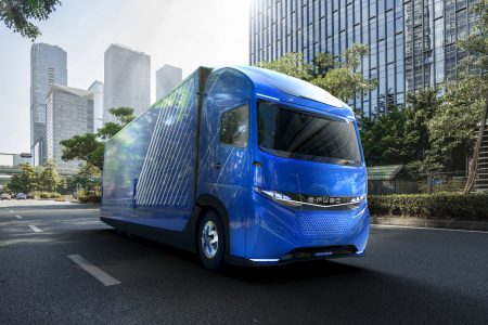 Daimler Trucks представила концепт электрического грузовика E-FUSO Vision One с батареей на 300 кВтч и запасом хода 350 км