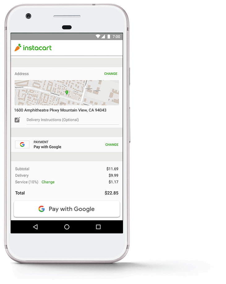 Google официально запустила платежный сервис Pay with Google для интернет-магазинов и приложений