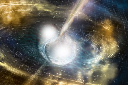 Астрономы впервые зафиксировали гравитационные волны от слияния нейтронных звезд