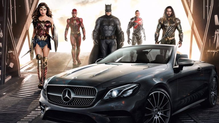 Mercedes-Benz подписал соглашение с Warner Bros. и теперь Бэтмен будет водить суперкар AMG Vision Gran Turismo, а Чудо-женщина - кабриолет E-Class