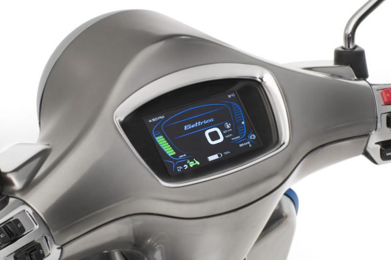 Электрический мотороллер Vespa Elettrica выйдет на рынок в 2018 году, он получит двигатель на 2 кВт, запас хода 100 км и гибридную версию Elettrica X