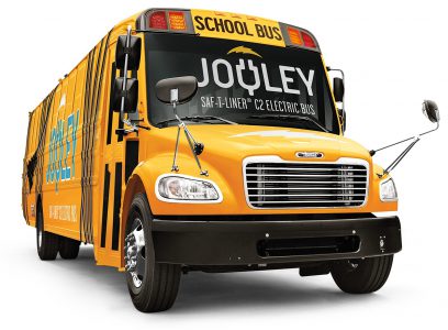 Daimler представил электрический школьный автобус «Jouley» для рынка США с батареей на 160 кВтч и запасом хода 160 км