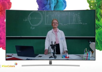 Приложение Samsung SeeColors позволяет калибровать QLED телевизоры для людей с дальтонизмом