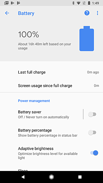 Вышло обновление ПО для смартфонов Google Pixel, призванное повысить точность прогноза времени работы от батареи