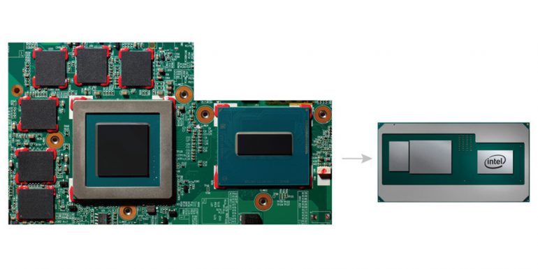 Intel выпустит мобильные процессоры с интегрированным GPU AMD Radeon