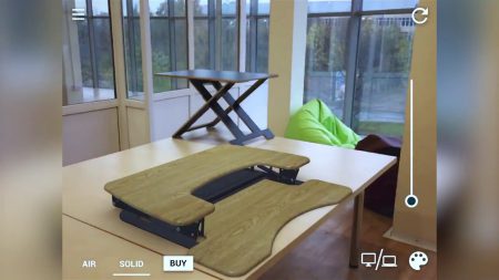 Львовский производитель офисных столов STIYSTIL по примеру IKEA выпустил AR-приложение для подбора мебели на платформе Apple ARKit