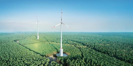 Высота построенного немцами Max Bögl Wind ветрогенератора составляет рекордные 264,5 м