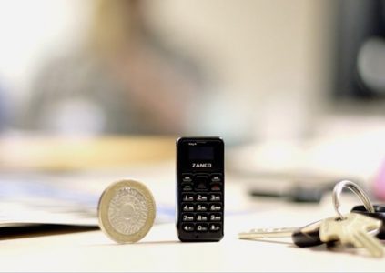 Zanco tiny t1 – самый маленький мобильный телефон массой всего 13 г