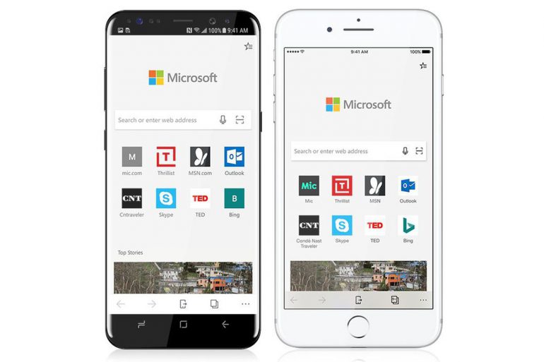 Мобильный браузер Microsoft Edge стал доступен всем пользователям Android и iOS