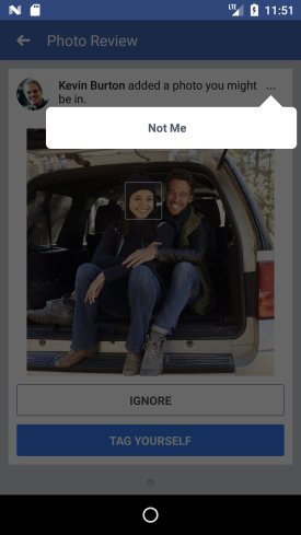 Facebook начинает использовать технологии распознавания лиц, чтобы уведомлять пользователей о фото с ними