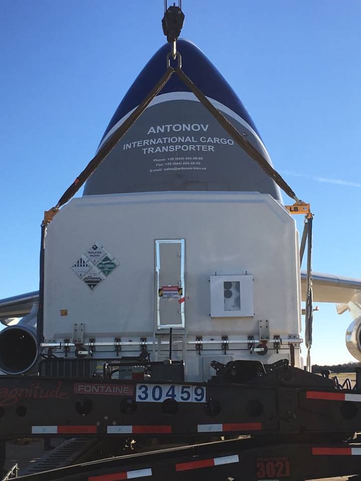 «Авиалинии Антонова» открыли офис в США и перевезли крупногабаритный спутник по заказу Orbital ATK
