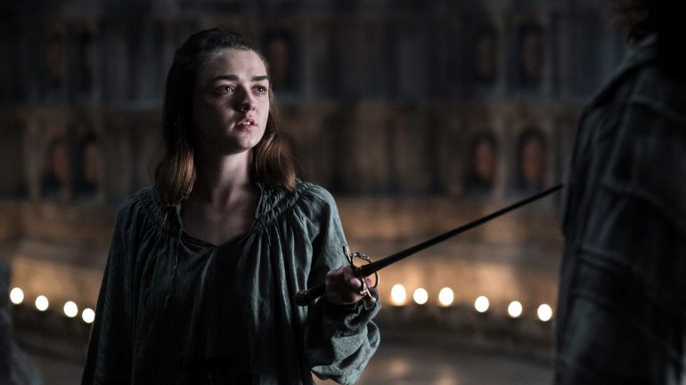 Исполнительница роли Арьи Старк якобы рассказала, что первая серия финального сезона Game of Thrones / “Игры престолов” выйдет в апреле 2019 года (но это не точно)