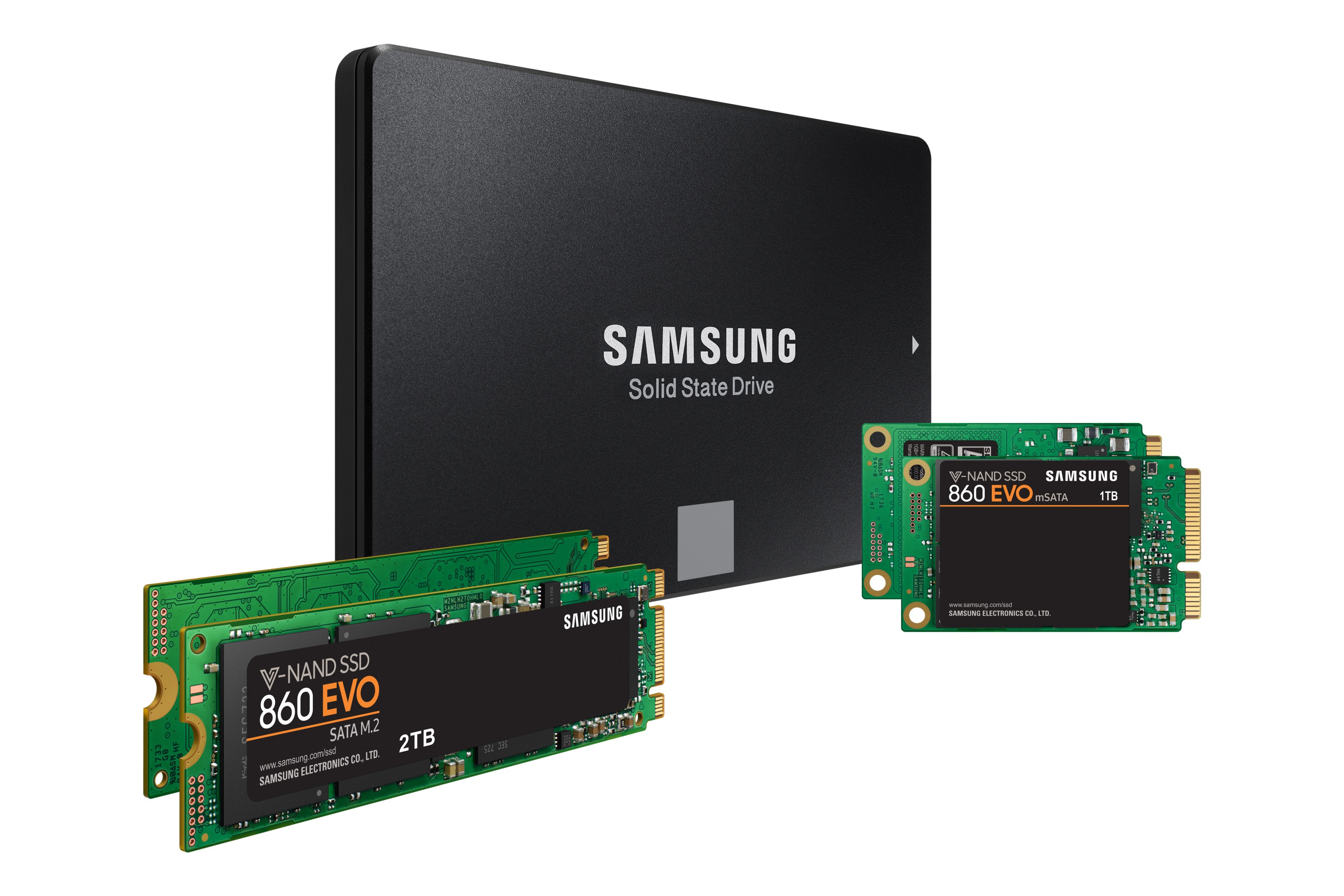 Представлены потребительские SSD Samsung 860 Evo и 860 Pro