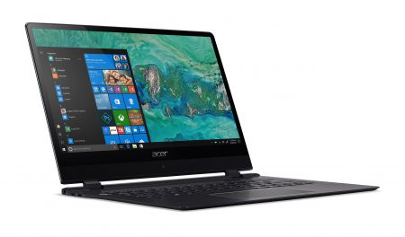 Acer показала на CES 2018 существенно обновленные ноутбуки Swift 7, Nitro 5 и Spin 3