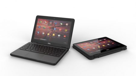 Dell Chromebook 5000 — новая линейка ударопрочных хромбуков-трансформеров с сенсорными экранами, 13 часовой автономностью и портами USB Type-C по цене от $289