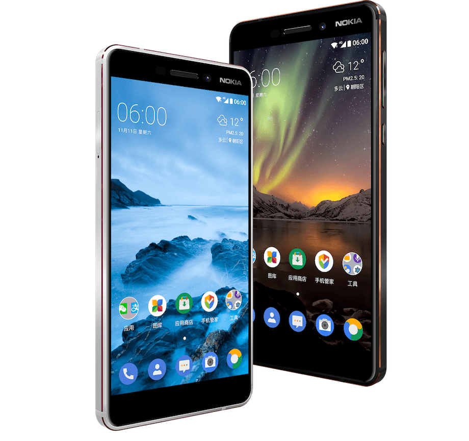 Представлен смартфон Nokia 6 (2018), получивший SoC Snapdragon 630 и функцию одновременной съемки с двух камер Dual-Sight