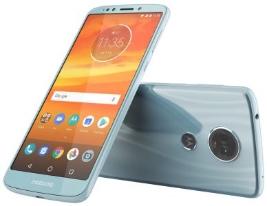 Официальное изображение Motorola Moto E5 Plus демонстрирует дизайн бюджетника нового поколения с экраном 18:9 и «бутафорской» сдвоенной камерой