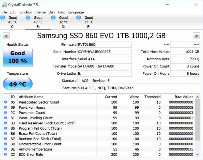 Обзор накопителя Samsung 860 EVO 1 ТБ: в лучших традициях