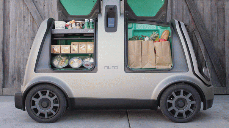 Два выходца из Google основали стартап Nuro, который разрабатывает беспилотный фургон для доставки заказов и посылок в пределах "последней мили"