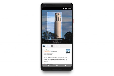 Google Lens начал распространяться на все смартфоны с ОС Android в составе обновления ПО Google Photos