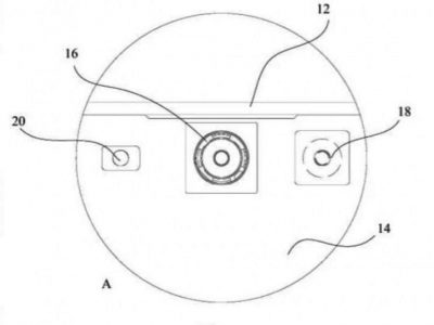 Meizu получила патент на фронтальную камеру безрамочного смартфона, спрятанную под «прозрачный» графеновый дисплей