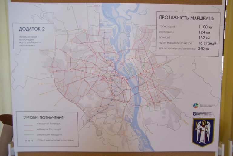 В КГГА представили Концепцию развития велоинфраструктуры Киева