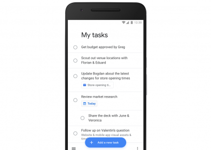 Google наконец выпустила отдельное приложение для задач Tasks