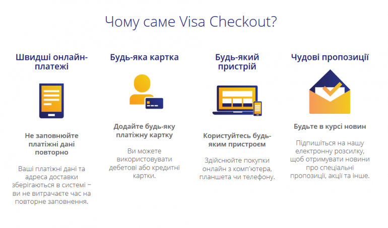 Райффайзен Банк Аваль и компания Visa запустили в Украине сервис онлайн-платежей Visa Checkout