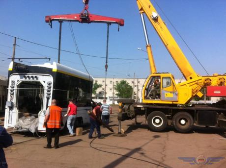 «Киевпастранс» получил изготовленный «Южмашем» новый низкопольный трамвай Татра-Юг с кондиционером, Wi-Fi и системой звукового информирования. Его пустят по левобережным маршрутам