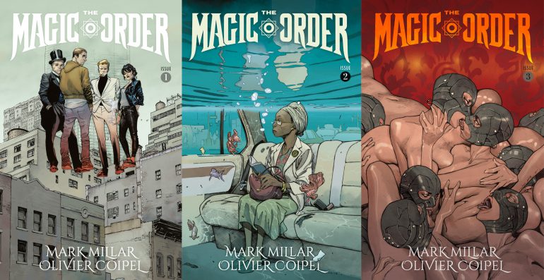 Netflix опубликовал трейлер своего первого бумажного комикса The Magic Order / "Волшебный Орден" от Марка Миллара