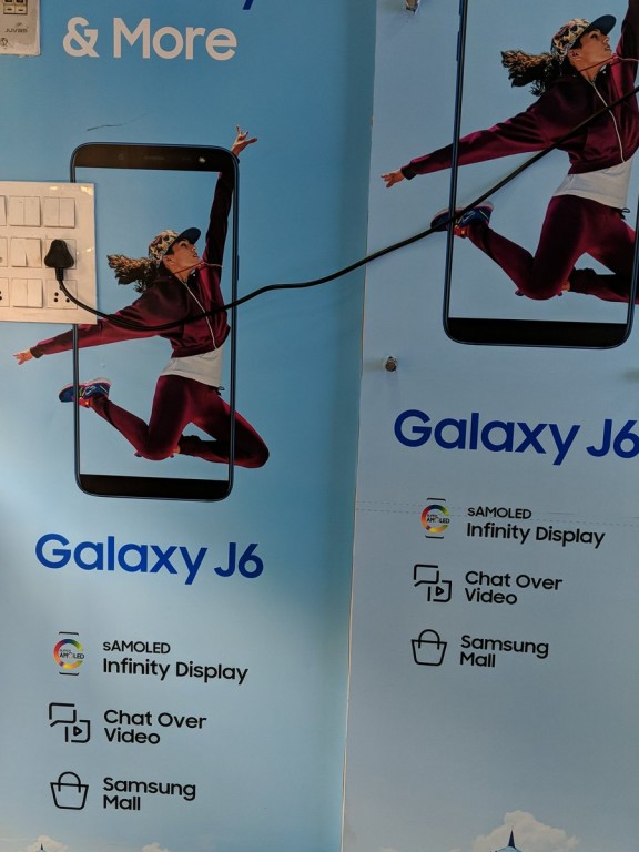 Смартфон Samsung Galaxy J6 (2018) станет своего рода бюджетной копией Galaxy A6 (2018) с 5,6-дюймовым экраном Infinity Display (живые фото новинки)