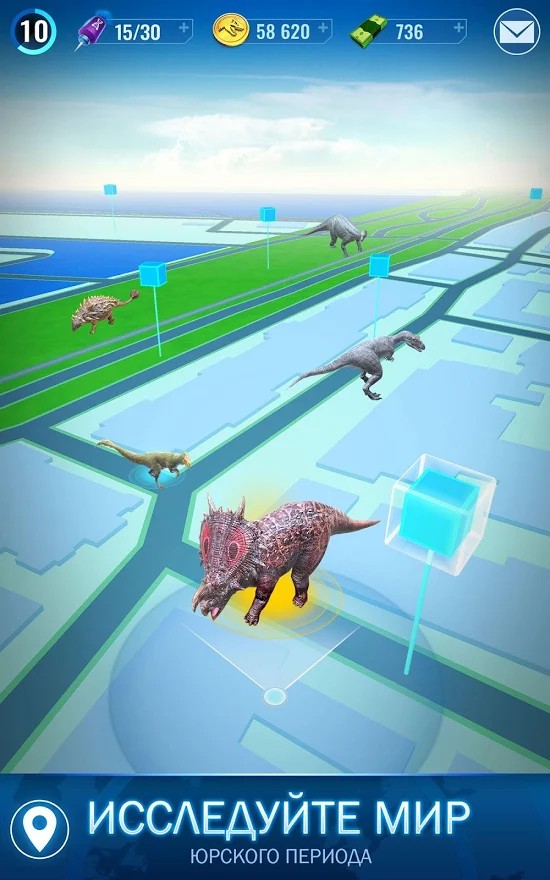 Игра Jurassic World Alive про <s>покемонов</s> динозавров в дополненной реальности вышла на Android и iOS