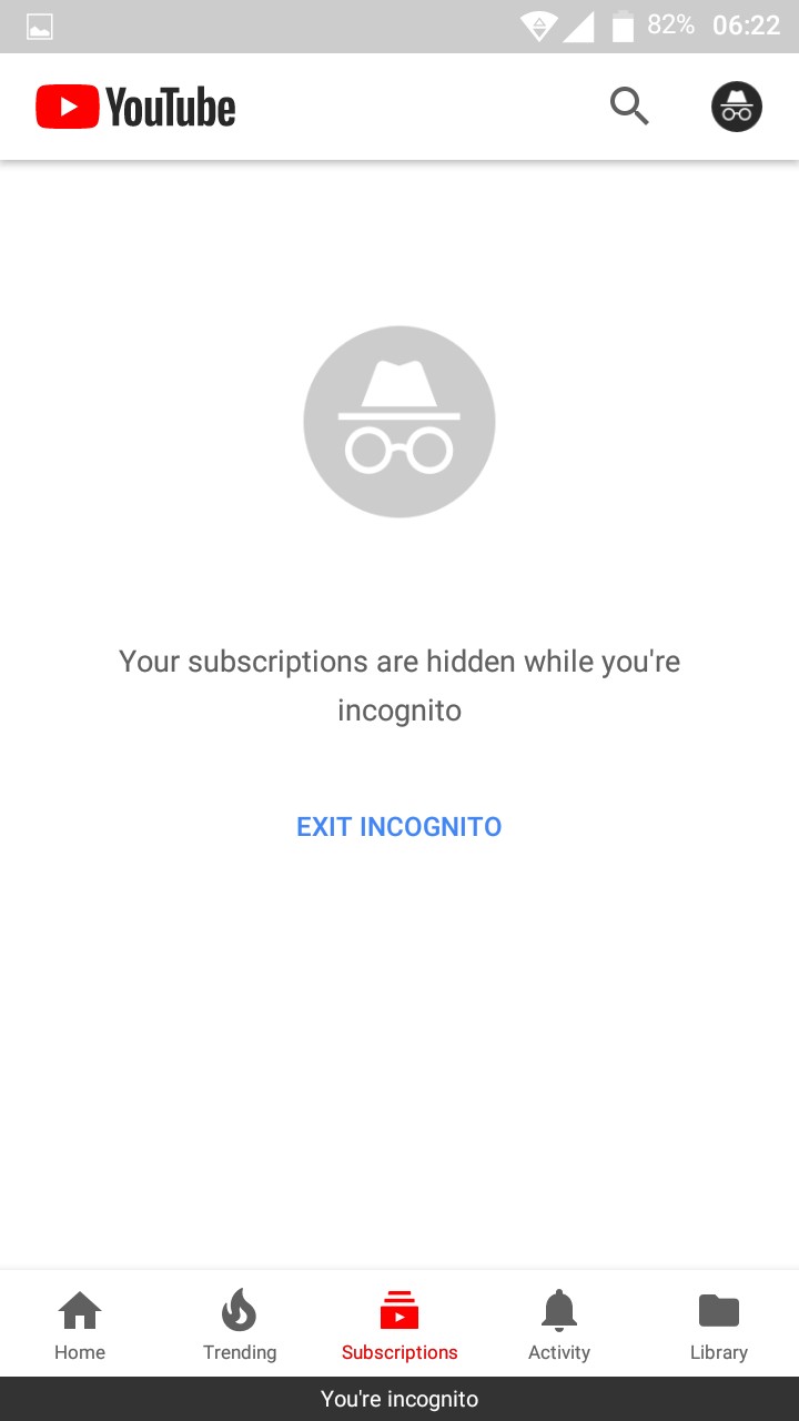 В YouTube для Android может появиться режим инкогнито