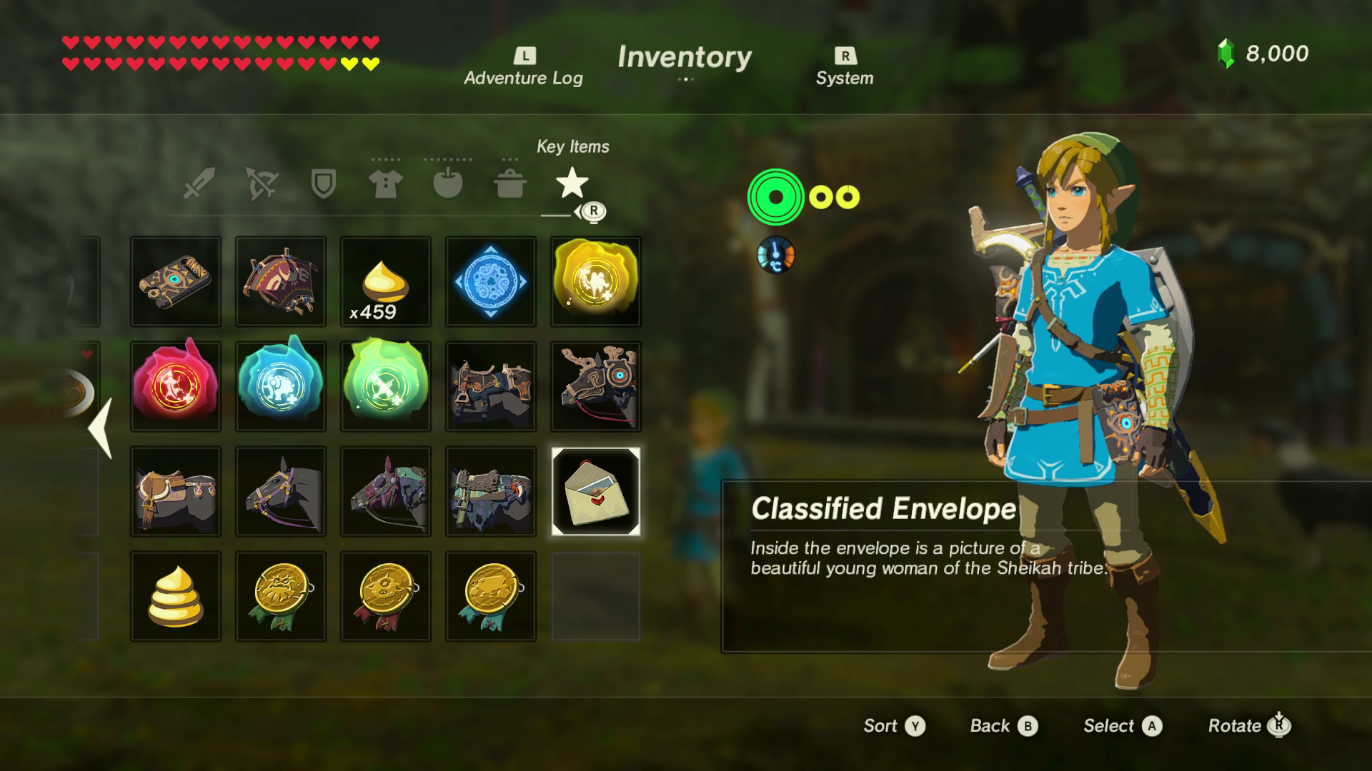 Игрок потратил на полное прохождение The Legend of Zelda: Breath of the Wild более 325 часов