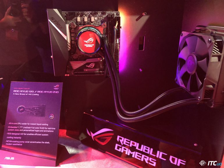 Водное царство: ASUS представила системы жидкостного охлаждения ROG RYUJIN и ROG RYUO