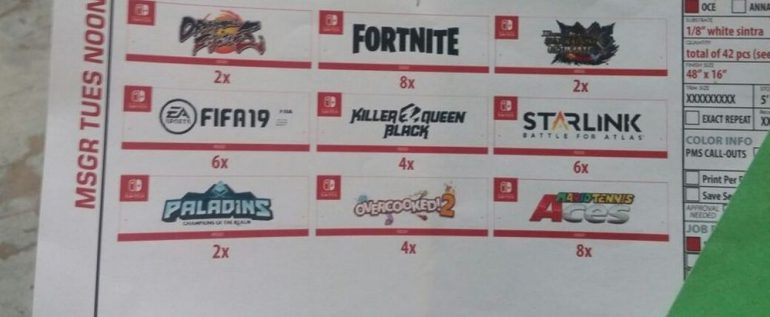 На выставке E3 2018 представят целый ряд игр для Nintendo Switch, включая Fortnite, FIFA 19 и Dragon Ball FighterZ