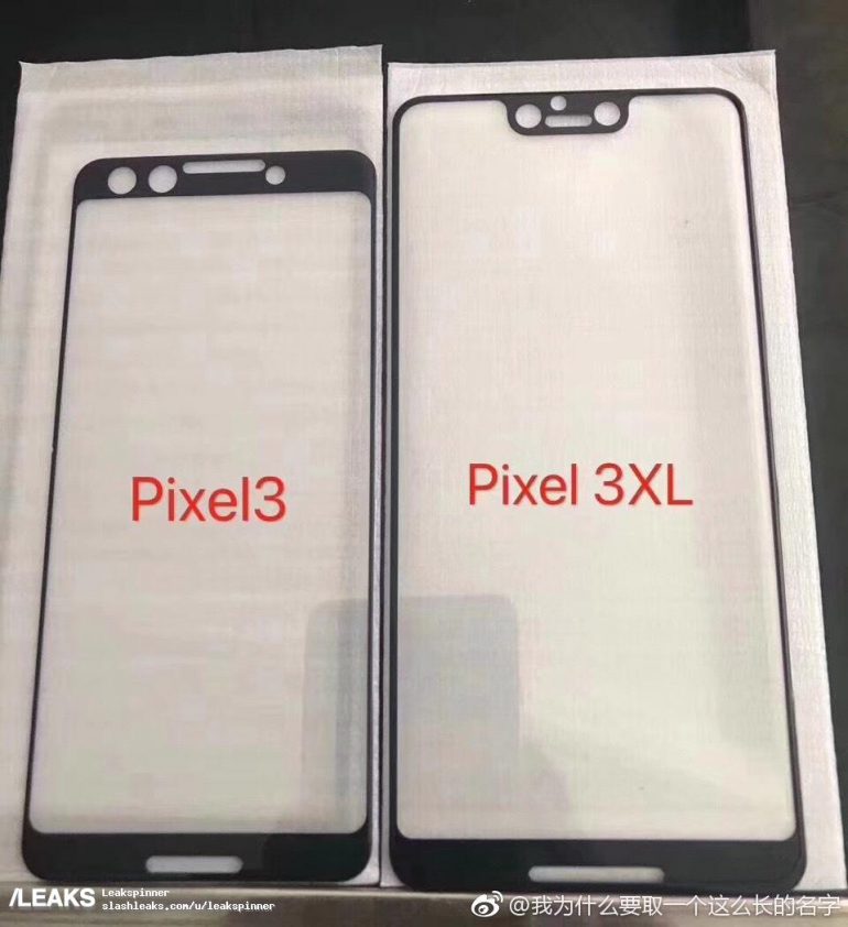 Смартфон Google Pixel 3 получит 5,3-дюймовый классический экран, а Pixel 3 XL - 6,2-дюймовый экран с челкой