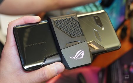 ASUS ROG Phone представлен официально: 6-дюймовый AMOLED (90 Гц), разогнанный Snapdragon 845, три порта USB-C, ультразвуковые триггеры и четыре док-станции