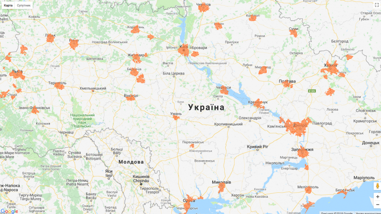 lifecell запустил 4G-связь в диапазоне 1800 МГц для жителей более 900 населенных пунктов Украины