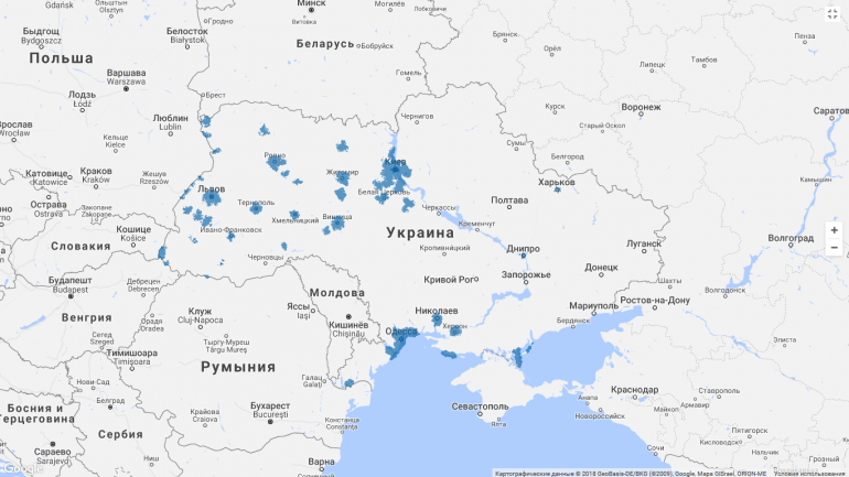 "Киевстар" запустил 4G в Ивано-Франковске, Херсоне, Николаеве и 180 других населенных пунктах Украины