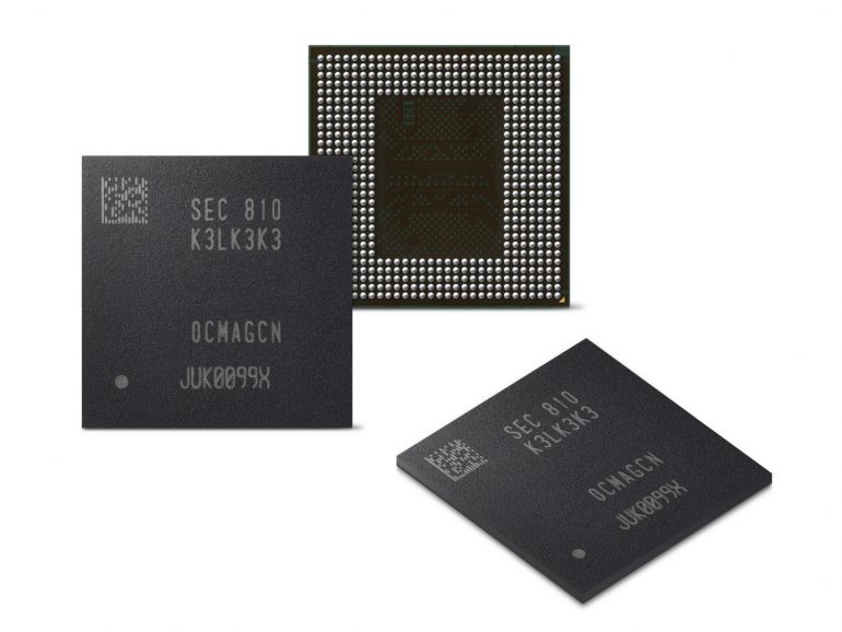 Samsung анонсировал новую 10 нм ОЗУ для смартфонов LPDDR5 (8 ГБ) со скоростью 6400 Мбит/с и на 30% меньшим энергопотреблением