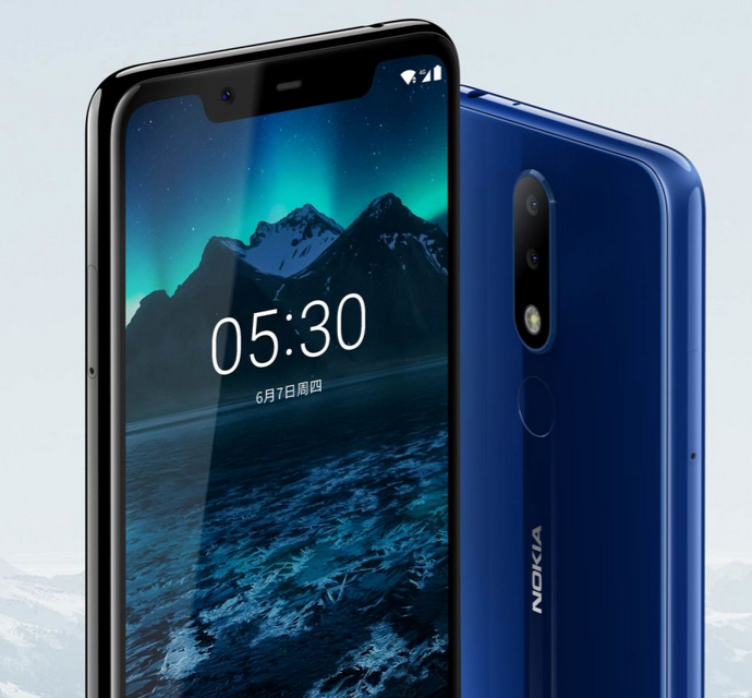 В Китае представили Android-смартфон Nokia X5 с "челкой", восьмиядерным MediaTek Helio P60, двойной камерой и ценником от $149