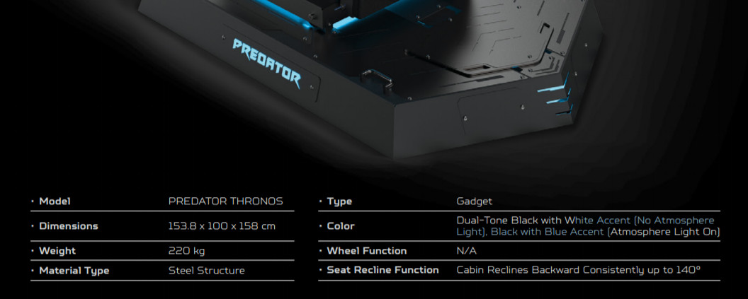 Мечта ПК-геймера по версии Acer Predator: ультимативное игровое кресло и ноутбук-трансформер