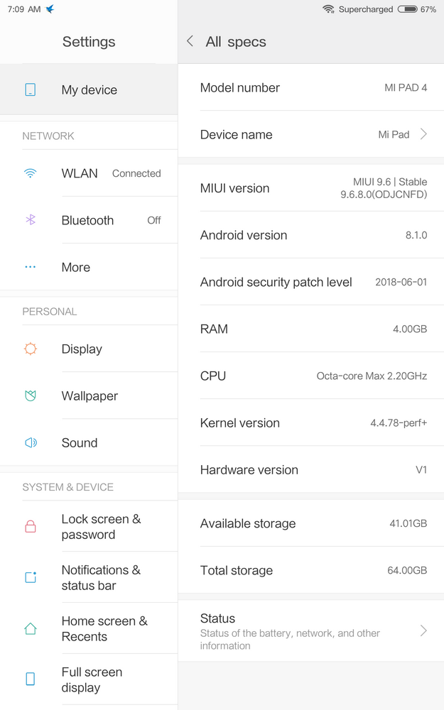 Обзор планшета Xiaomi Mi Pad 4