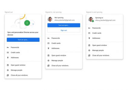 В Chrome 70 можно будет отключить автоматическую авторизацию Chrome Sync
