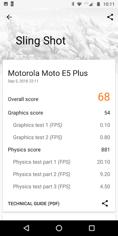 Обзор смартфона Motorola E5 Plus