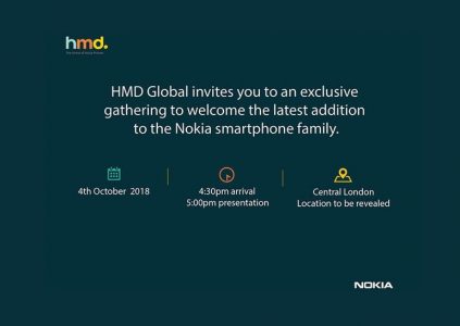 4 октября в Лондоне HMD Global покажет новый смартфон Nokia