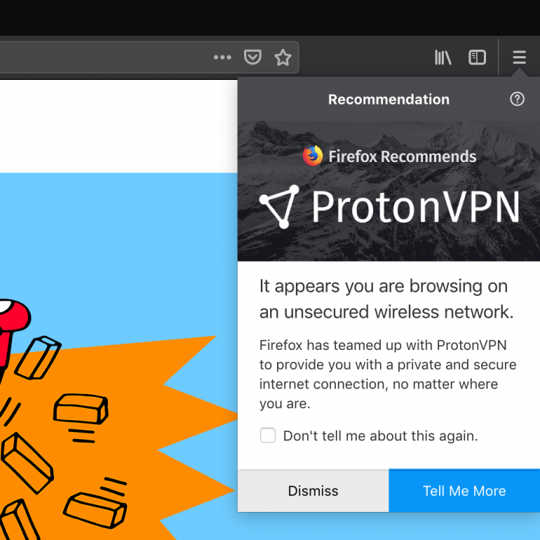 Mozilla встроит в Firefox подписку на ProtonVPN, причем по более высокой цене, чем напрямую через сайт сервиса