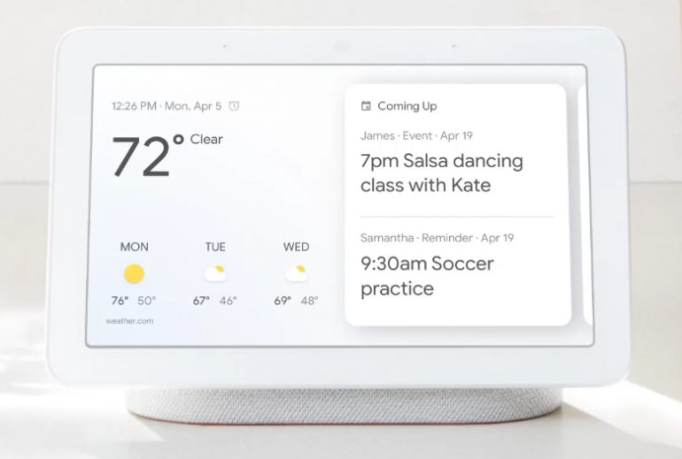 Google называет Home Hub «лучшим смарт-дисплеем для кухни»